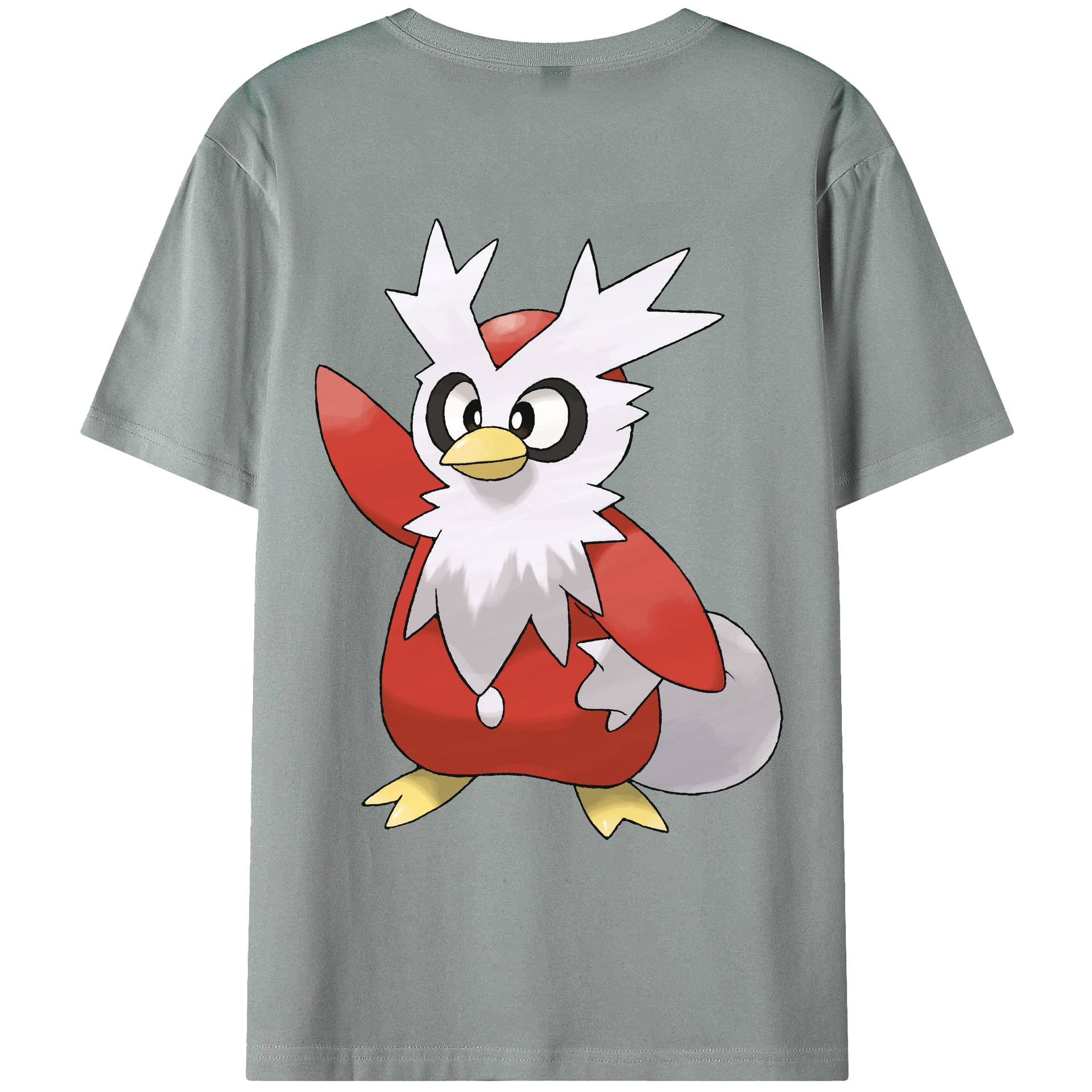 （画像用） ポケットモンスター Pokémon 綿100％ メンズ半袖Tシャツ（バックプリント） 通気性